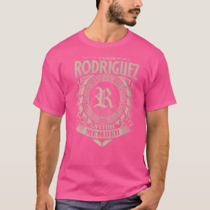Team Rodriguez Lifetime Member Vintage Rodriguez F T-Shirt