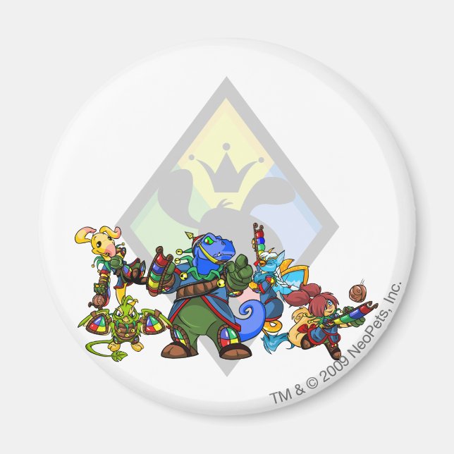 Team Roo Island Group Magnet (Front)