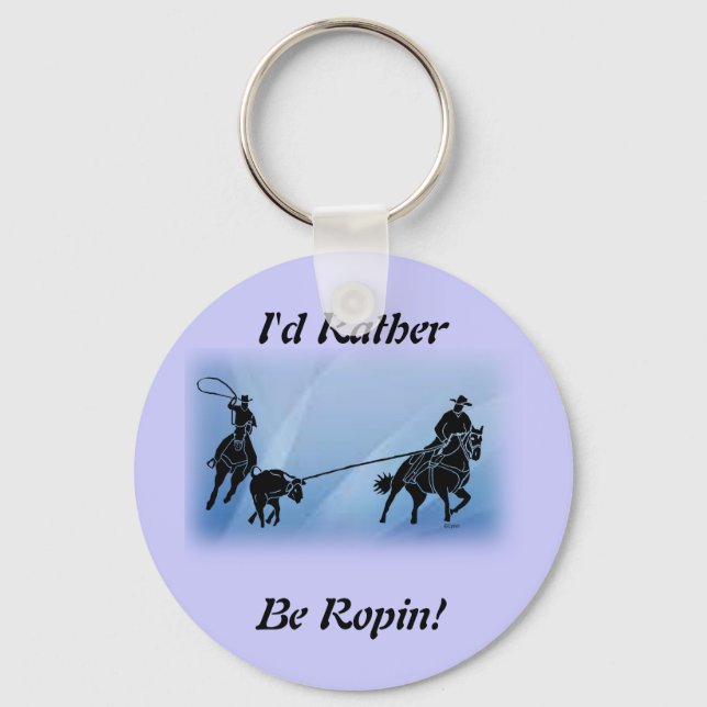 team ropers 201 key ring (Front)