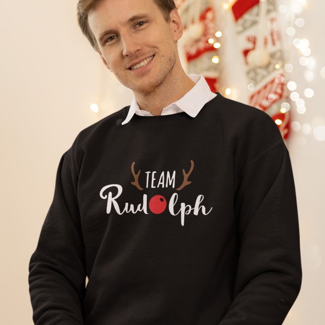Team Rudolph Christmas Motif T-Shirt (Creator Uploaded)