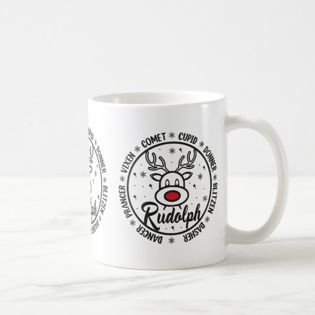 Team Rudolph Coffee Mug (Right)
