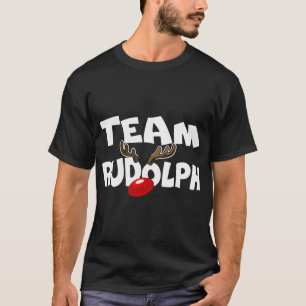 Team Rudolph Cute Christmas Reindeer Deer Lover Gi T-Shirt