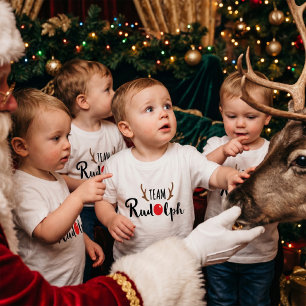 Team Rudolph Family Christmas Design Toddler T-Shirt