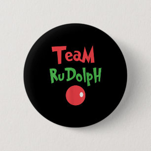 Team Rudolph - Rudolph The Red Nose Reindeer 6 Cm Round Badge