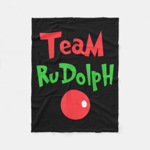 Team Rudolph - Rudolph The Red Nose Reindeer Fleece Blanket