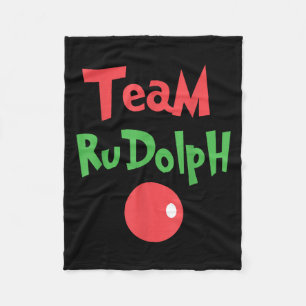 Team Rudolph - Rudolph The Red Nose Reindeer Fleece Blanket