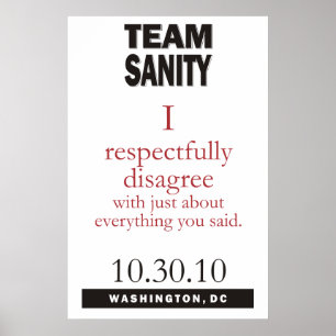 Team Sanity poster