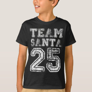 Team Santa 2025 Santa Claus Hat Christmas  T-Shirt