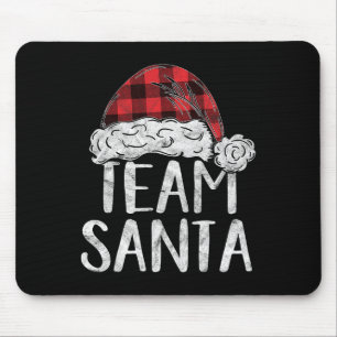 Team Santa Christmas Costume Gift Matching Family Mouse Pad