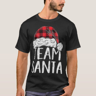 Team Santa Christmas Costume Gift Matching Family T-Shirt