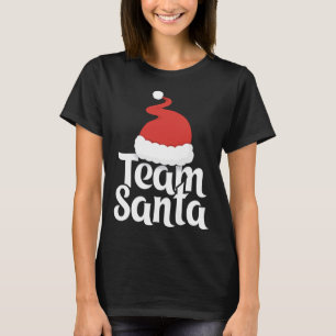 Team Santa Christmas Family Matching Pajama T-Shirt