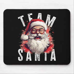Team Santa Christmas Funny Xmas Santa Claus 2  Mouse Pad