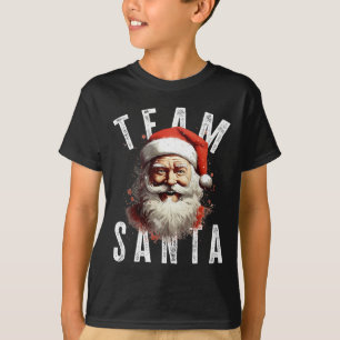 Team Santa Christmas Funny Xmas Santa Claus 3 T-Shirt
