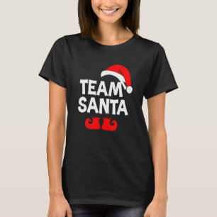 Team Santa Christmas Squad Family Matching Pajama T-Shirt