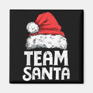 Team Santa Christmas Squad Family Matching Pyjamas Magnet