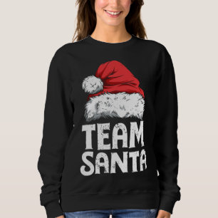 Team Santa Christmas Squad Family Matching Pyjamas Sweatshirt