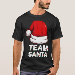 Team Santa family Christmas Family Matching Pajam T-Shirt
