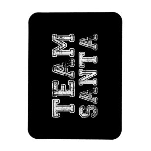 Team Santa Funny Christmas Magnet