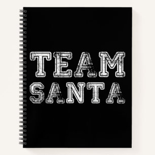 Team Santa Funny Christmas Notebook