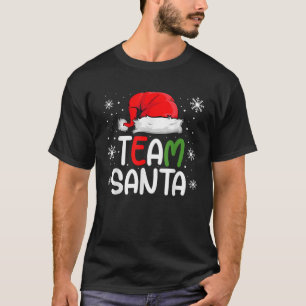 Team Santa Shirt Matching Family Pajama Mens Women