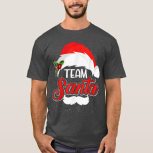 Team Santa Tshirt Christmas Family Matching Pajama