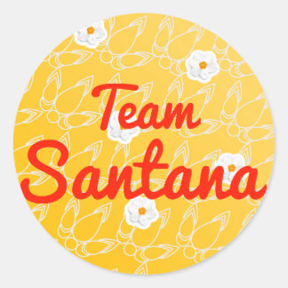 Team Santana Classic Round Sticker