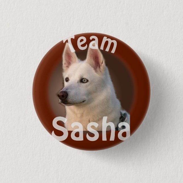 Team Sasha Button (Front)