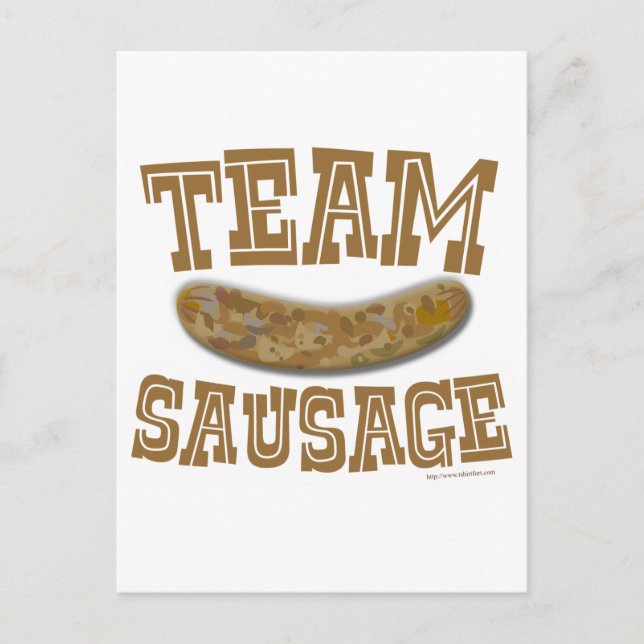 Team Sausage Postcard (Front)