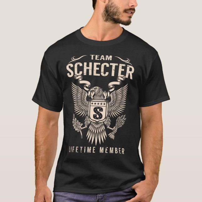 Team SCHECTER Lifetime Member T-Shirt (Front)