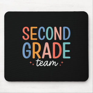 Team Second Grade 2nd Grade Teacher Squad Back To  Mouse Pad