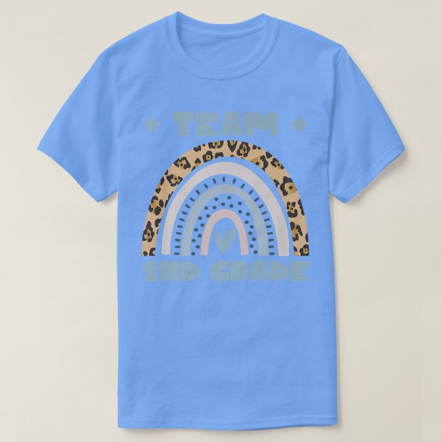 Team Second Grade Back To School Teacher Student K T-Shirt (Design Front)
