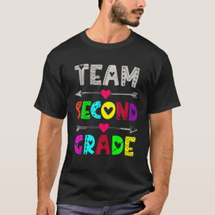 Team Second Grade Funny Teacher Student Back To Sc T-Shirt