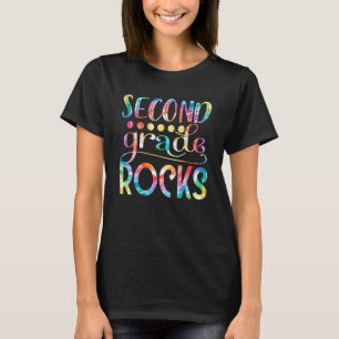 Team Second Grade Hello 2nd Grade Rocks Back To Sc T-Shirt