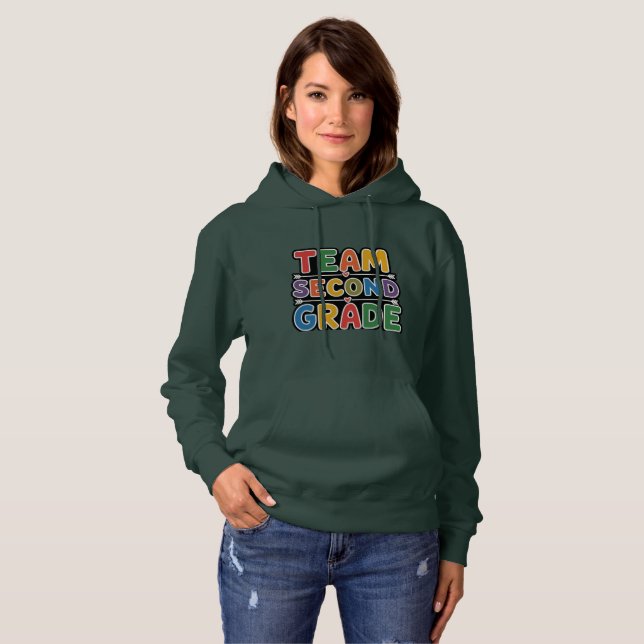 Team Second Grade Hoodie (Front Full)