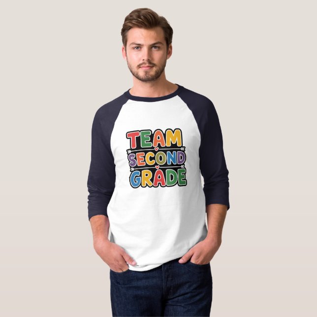 Team Second Grade T-Shirt (Front Full)
