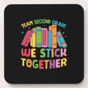 Team Second Grade We Stick Together Coaster