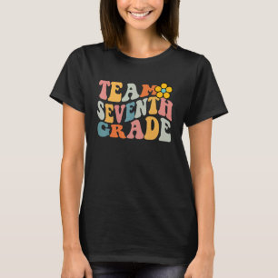 Team Seventh Grade Groovy Wavy 7th Grade Back to s T-Shirt