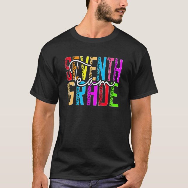 Team Seventh Grade Hello 7th Grade Back To School T-Shirt (Front)