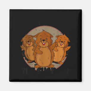 Team Shadow Crew Groundhog Day Respect The Shadow Magnet