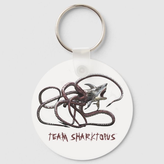 Team Sharktopus Keychain (Front)
