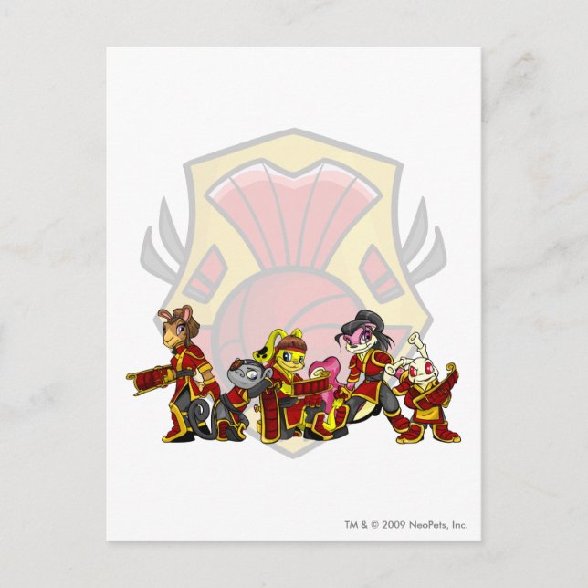 Team Shenkuu Group Postcard (Front)