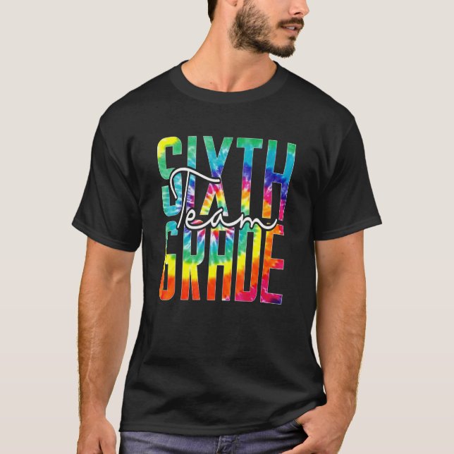 Team Sixth Grade Hello 6th Grade Back To School T-Shirt (Front)