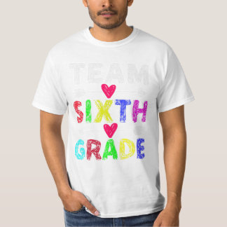 Team Sixth Grade Hello 6th T-Shirt