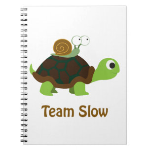 Team Slow Spiral Notebook