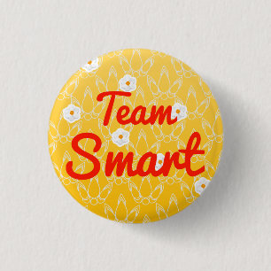 Team Smart 3 Cm Round Badge