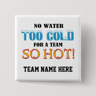 Team So Hot 15 Cm Square Badge