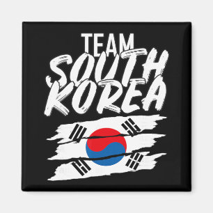 Team South Korea Soccer Korean Sport Tee  Magnet
