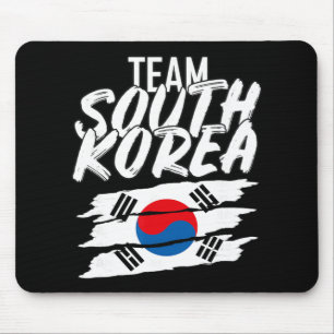 Team South Korea Soccer Korean Sport Tee Mouse Pad