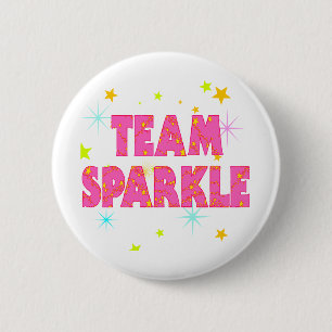 Team Sparkle 6 Cm Round Badge