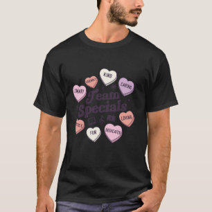 Team Specials Teacher TRIBE Squad Valentines Day G T-Shirt